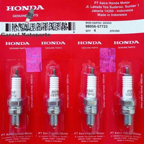 busi denso ahm  drat pendek honda grand astrea prima lazada indonesia