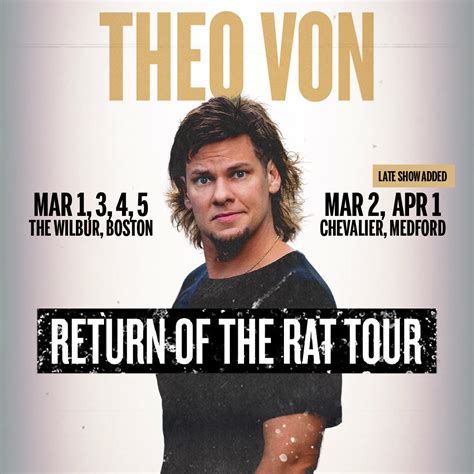 Theo Von: Return of the Rat Tour - The Wilbur