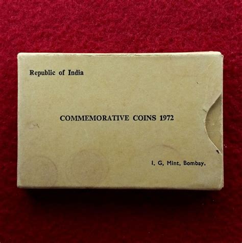 1972 25th Anniversary Of Independence Bombay Mint Commemorative Coins