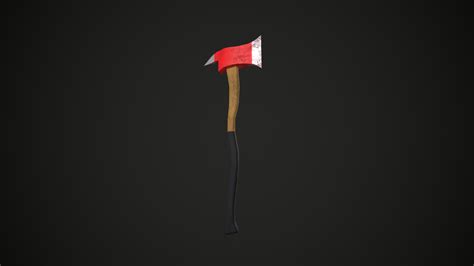 Artstation Fire Axe 3d Model Game Assets