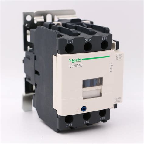 LC1D50B7 New SCHNEIDER AC Contactor LC1-D50B7 3P 50A 24V AC Coil ...