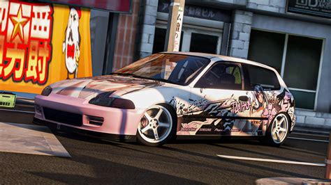 Itasha Honda Civic Sir Eg Azur Lane Taihou Paintjob Gta Mods