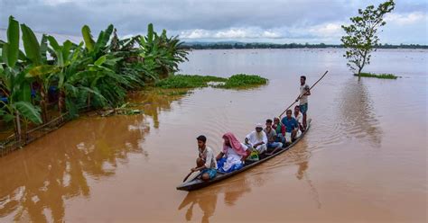 Assam Floods 119 Killed So Far Over 317 Lakh Affected In Third Wave