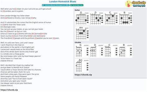 Chord: London Homesick Blues - tab, song lyric, sheet, guitar, ukulele ...