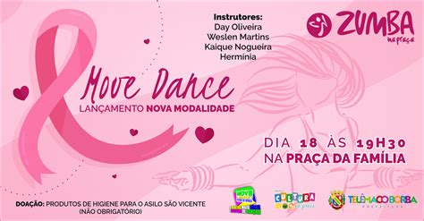 Zumba Na Praça Nesta Sexta 18 Em Alusão Ao Outubro Rosa E Ao