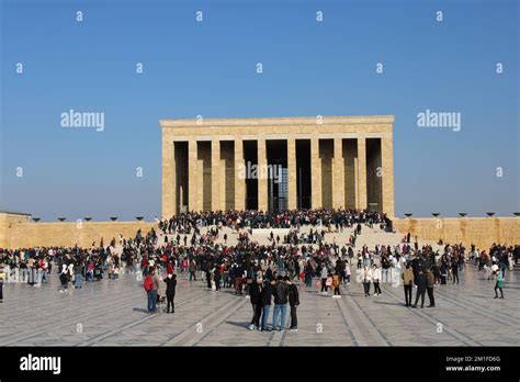 Das Mausoleum Von Mustafa Kemal Atat Rk Dem Gr Nder Der Republik