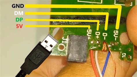 Soldar Cabo Usb Na Placa Seguindo As Cores Dos Fios Pode Ou Queima O