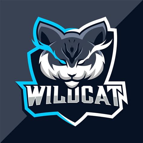 Wildcats Mascot Esport Logo Design 16143885 Vector Art At Vecteezy