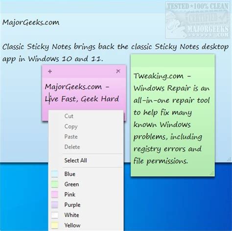 sticky notes  desktop
