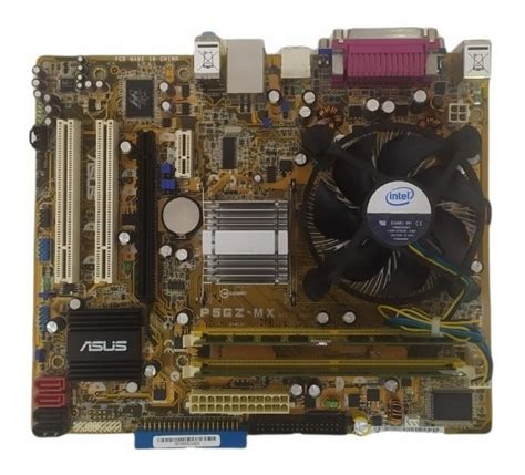 Kit Placa Mãe Asus P5gz mx Intel Dual Core 2gb Ddr2 Cooler