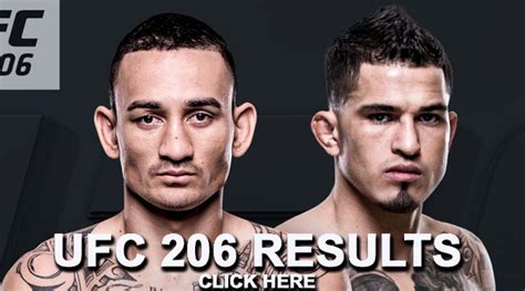 Ufc 206 Live Stream Watch Max Holloway Vs Anthony Pettis Fight