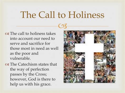 Ppt The Call To Holiness Powerpoint Presentation Free Download Id