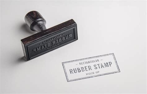 Rubber Stamp Mockup Free PSD | Download Mockup