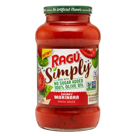 Ragu Simply Chunky Marinara Pasta Sauce By Sonnamera Ntuc Fairprice