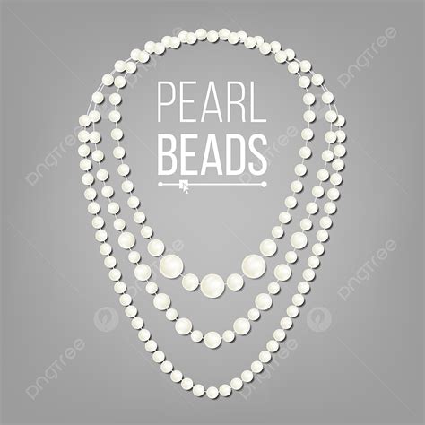 Pearl Necklace Vector Hd PNG Images Pearl Necklace Vector Jewel String