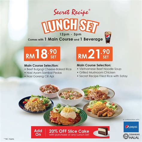 Secret Recipe Menu Malaysia Latest Prices