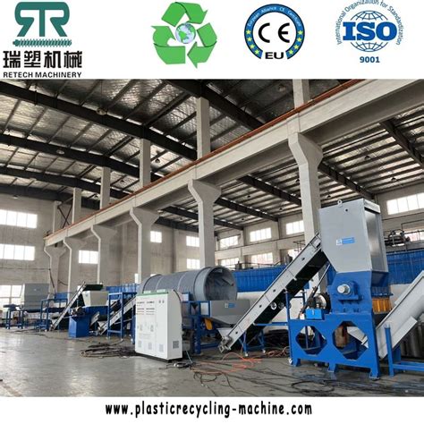 Kg H Hdpe Rigid Bottle Crushing Washing Hdpe Pp Ps Abs Plastic