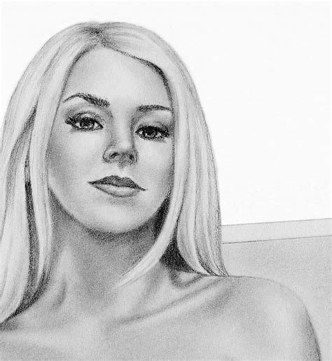 Big Boobs Erotic Nude Art 59 Art PRINT From Original Art Charcoal Hand Drawing Etsy UK