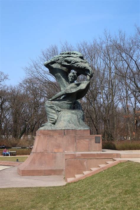 Frederic Chopin Monument Located In The Upper Part Of Warsaw S Royal