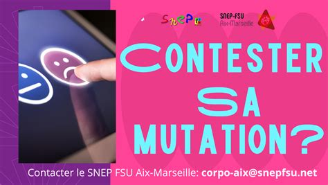 Contester Sa Mutation Snep Fsu Aix Marseille