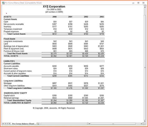 Pro Forma Income Statement Template Registration Lively Simple inside ...