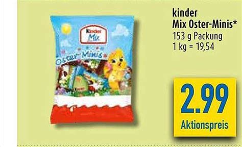 Kinder Mix Oster Minis Angebot Bei Diska