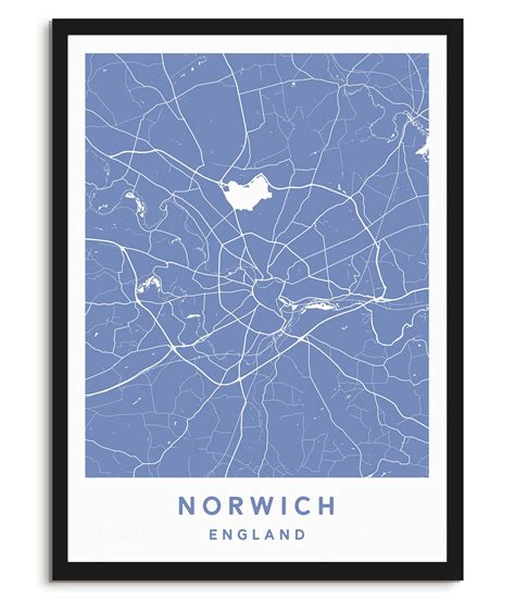 Norwich, England – Map – Plume