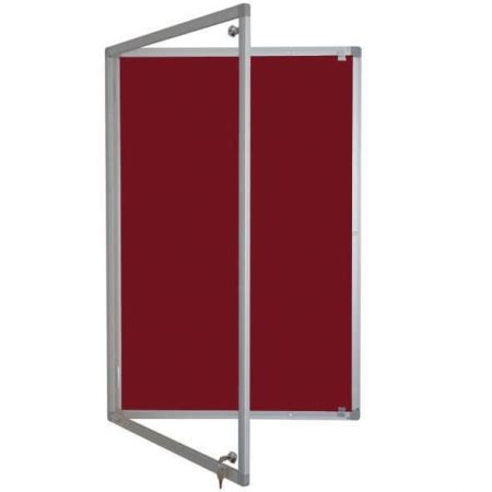 Lockable Felt Notice Board Fire Rated Access Displays