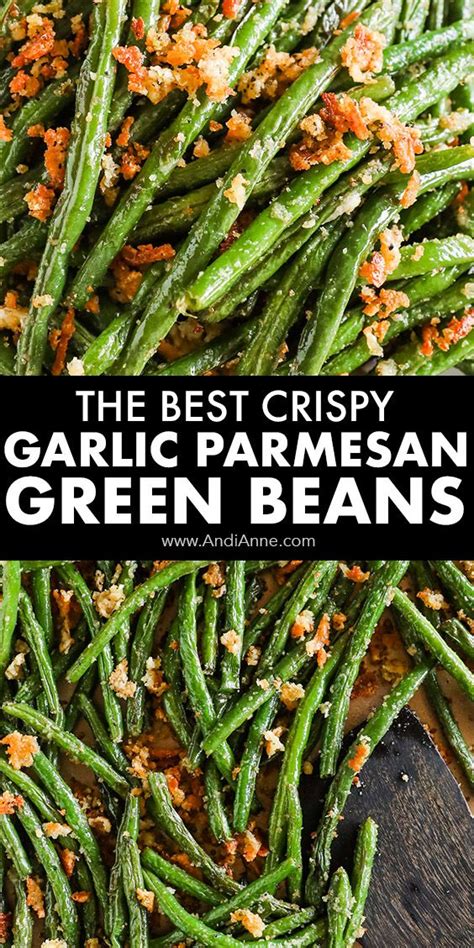 Crispy Garlic Parmesan Green Beans Recipe