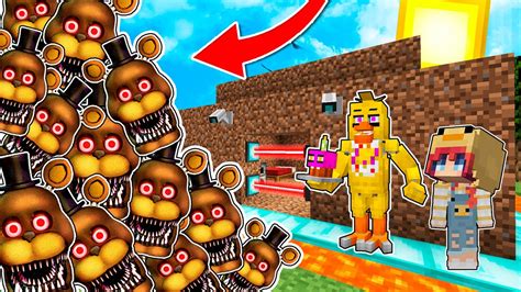 RETO DE LA BASE vs 100000 FREDDY Patita vs ANIMATRÓNICOS de FNAF en