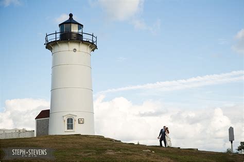 Nobska Lighthouse Wedding Ceremony At Woods Hole On Cape Cod Steph