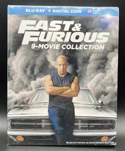 FAST FURIOUS 9 Movie Collection Blu Ray Digital New Sealed 28