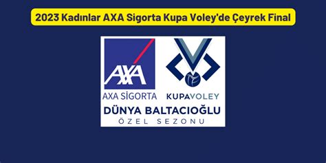 Kad Nlar Axa Sigorta Kupa Voley De Eyrek Final