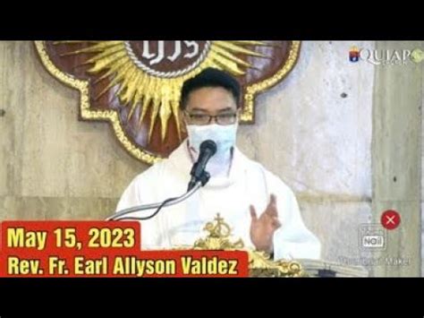 QUIAPO CHURCH LIVE TV MASS TODAY 8 00 AM MAY 15 2023 MONDAY YouTube