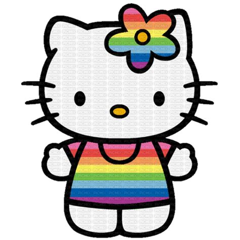 Classic Rainbow Hello Kitty Rainbow Hello Kitty Gay Pride