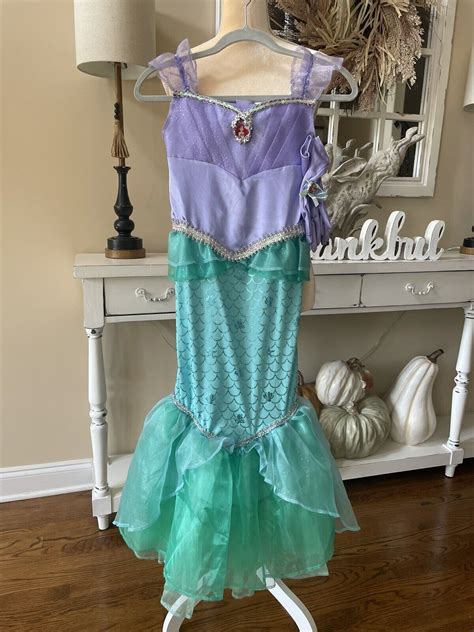 Disney Princess Ariel Costume Childrens Sz M (7-8) Pr… - Gem