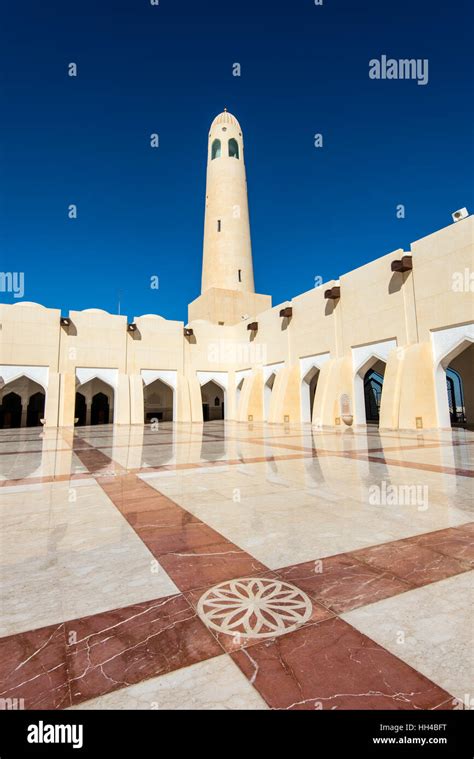 Imam Abdul Wahhab Mosque Doha Qatar Stock Photo Alamy