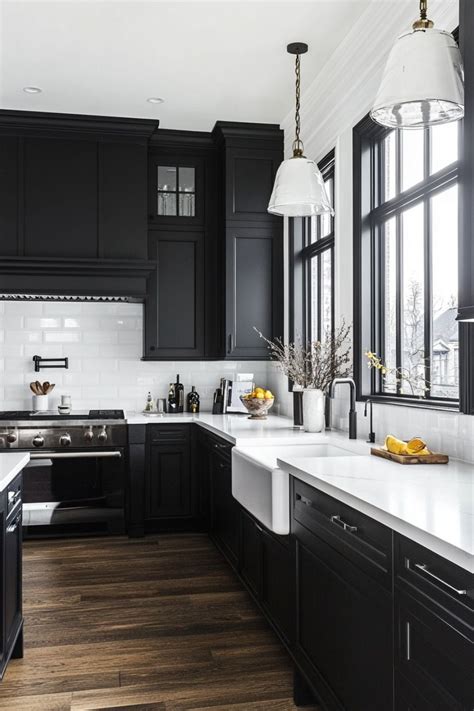 black  white kitchen ideas  ll love artofit