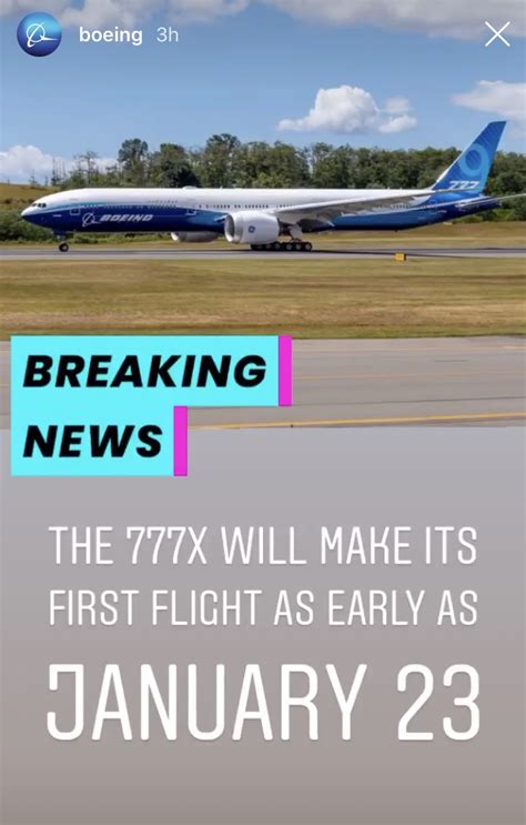 Boeing Anuncia El Primer Vuelo Del Nuevo 777x