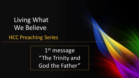 God the Father – Heliopolis Community Church