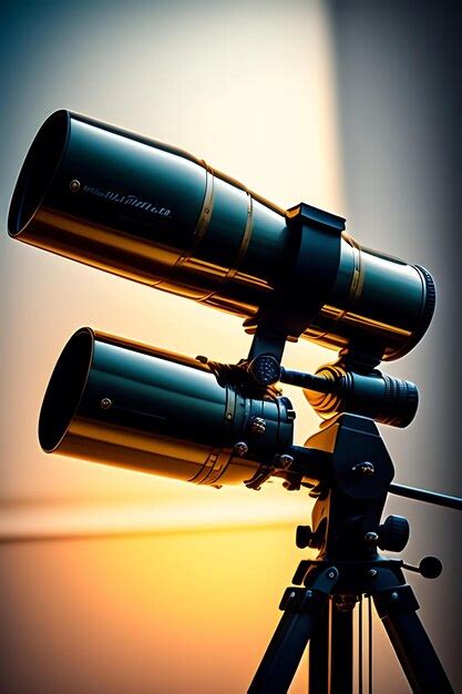 Premium Photo Amateur Telescope In The Room Closeup