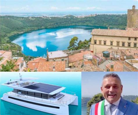 Al Lago Di Nemi Si Pesca Gratis Sul Catamarano Elettrico Ad Energia