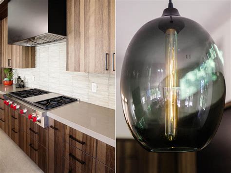 Modern Kitchen Island Pendant Lights Make Statement in California Home