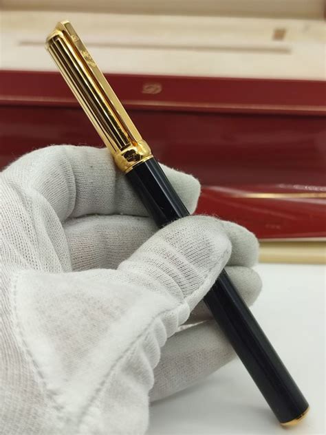 S T Dupont Stylo Gatsby 24K Black Chinese Lacquer Gold Catawiki