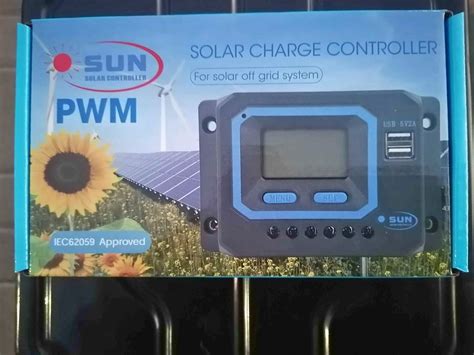 Charger Sun 40A Solar Charge Controller 12V 24V PWM Junk Mail