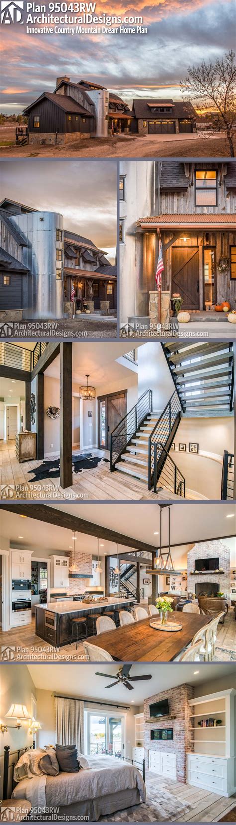 Plan 95043RW: Contemporary Country Barn Dream Home Plan | House plans