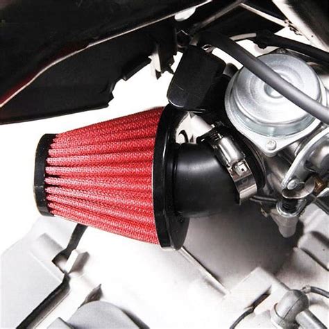 Furulu Red Mm Air Filter Pod Angled Cc Cc Motorcycle