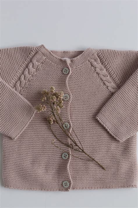Chaqueta De Punto Rosa Nude Mon Petit Nicol S