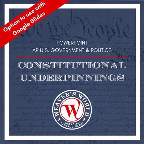 Ap U S Government And Politics Constitutional Underpinnings Powerpoint