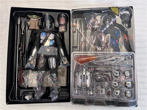 已開 Hot Toys TMS051 1 6 The Mandalorian and Grogu Collectible Set 興趣及遊戲 玩具 遊戲類 Carousell